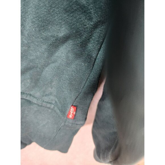Levis Green Hoodie Mens M Relaxed Fit Cotton/Polyester - Picture 2 of 5